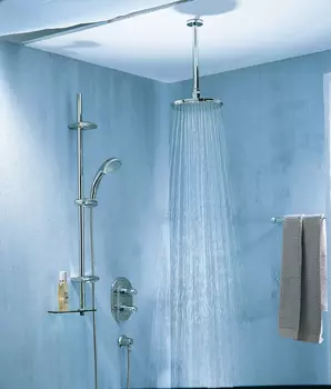 Душевой кронштейн потолочный GROHE Rainshower neutral 292 мм, хром (28497000)