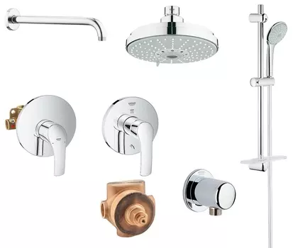 Готовый комплект для душа GROHE Eurosmart New (NSB0022)