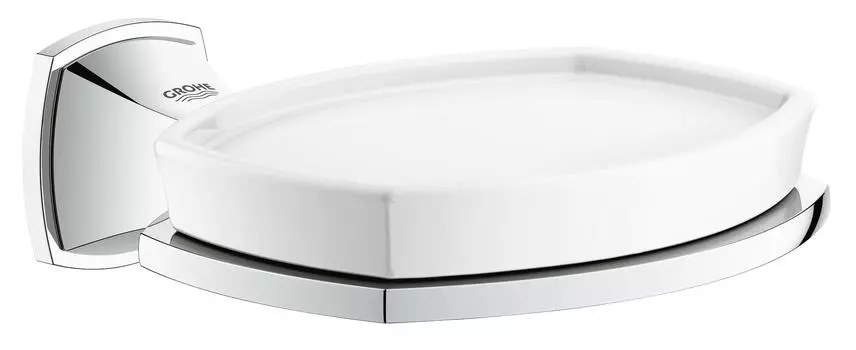 Мыльница керамическая GROHE Grandera с держателем, хром (40628000)