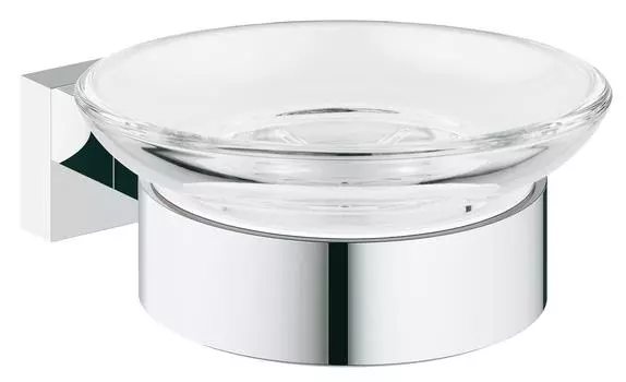 Мыльница с держателем GROHE Essentials Cube, хром (40754001)
