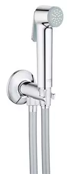 Набор для гигиенического душа GROHE Tempesta-F Trigger Spray 30 (гигиенический душ, нажимной запорный вентиль, шланг 1000 мм), хром (26358000)