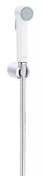 Набор для гигиенического душа GROHE Tempesta-F (гигиенический душ, настенный держатель, шланг 1250 мм), белая луна (26356IL0)