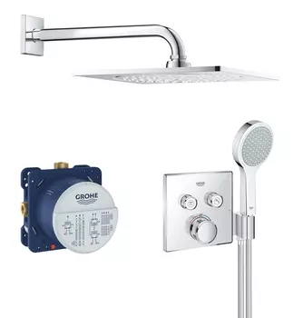 Набор для комплектации душа GROHE Grohtherm SmartControl, хром (34742000)