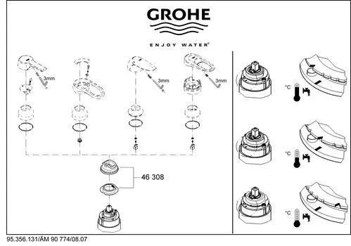 Ограничитель температуры GROHE (46375000)