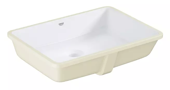 Раковина GROHE Cube Ceramic, встраиваемая 50 см, альпин-белый (3948000H)