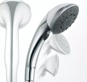 Ручной душ GROHE Movario (5 режимов) c поворотной головкой, хром (28393000)