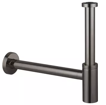 Сифон для раковины GROHE 1 1/4 дюйма из латуни, темный гарфит, глянец (28912A00)