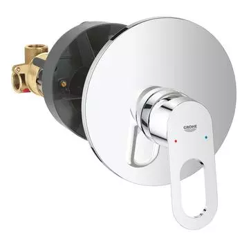 Смеситель для душа GROHE BauLoop (внешняя и встраиваемая части), хром (29080000)