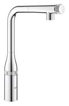 Смеситель для кухни GROHE Essence SmartControl с выдвижным L-образным изливом, хром (31615000)