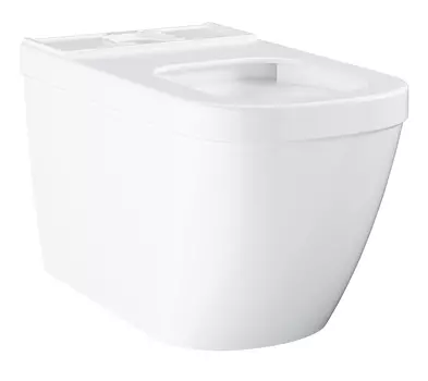 Унитаз напольный безободковый GROHE Euro Ceramic (без бачка и сиденья), альпин-белый (39338000)