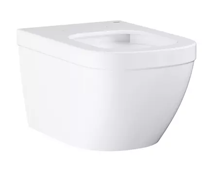 Унитаз подвесной безободковый GROHE Euro Ceramic с гигиеническим покрытием (без сиденья), альпин-белый (3932800H)