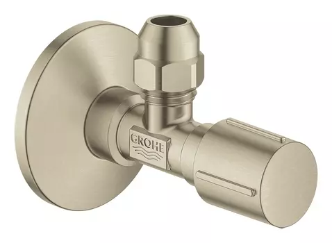 Вентиль угловой GROHE 1/2 дюйма-3/8 дюйма, 1 шт, никель, матовый (22039EN0)