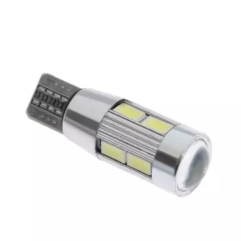 Автомобильная лампа cartage, светодиодная, t10, 12 в, 10 smd, линза