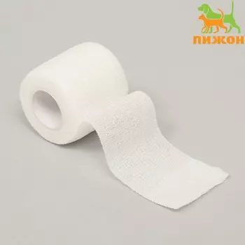 Бинт самофиксирующийся с горькой пропиткой, 5 см, макс. растяжимость 4,5 м, белый