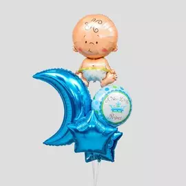 Воздушные шары фольгированные, набор
