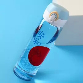 Бутылка для воды пластиковая