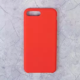 Чехол luazon силиконовый iphone 7 plus/8 plus, красный