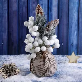Новогодняя композиция на стол