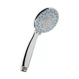 Душевая лейка zein z0401, 4 режима, средняя, d=95 мм, пластик, цвет хром