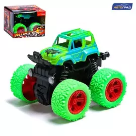 Джип инерционный monster truck, цвет зелёный