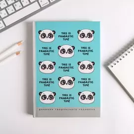 Ежедневник творческого человека а5, 120 листов this is pandastic time