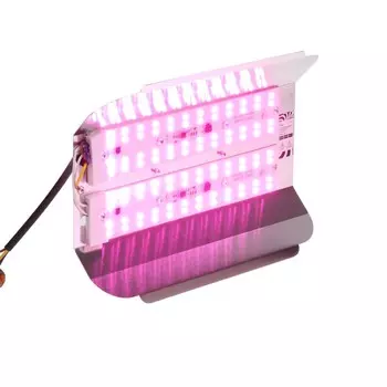 Фитопрожектор для растений luazon lighting сдо09-100, светодиодный, 100 вт, ip65, 220 в, бескорпусный, мультиспектральный