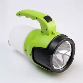 Фонарь светодиодный аккумуляторный ручной, 5 вт, 2 led, 3 режима, usb, 18 х 15 х 9 см