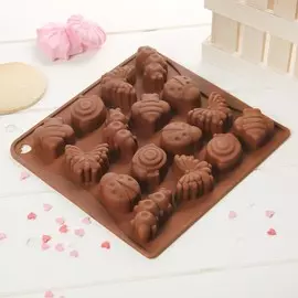 Форма для конфет и шоколада доляна