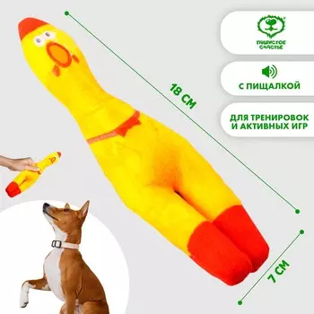 Игрушка для собак с пищалкой