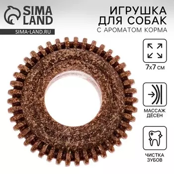 Игрушка для собак жевательная со ароматом корма