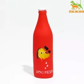 Игрушка пищащая dog beer для собак, 195.2 см, красная
