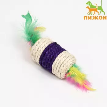 Игрушка-погремушка сизалевая