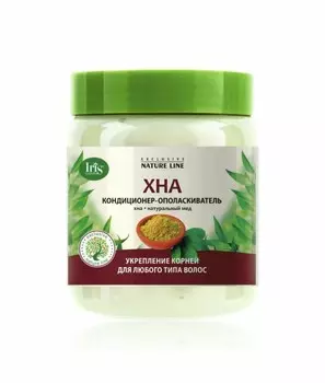 IRIS EXCLUSIVE NATURE LINE Кондиционер-ополаскиватель ХНА, банка 500г