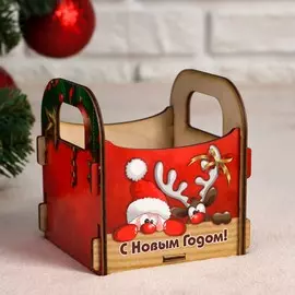 Кашпо деревянное