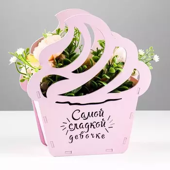 Кашпо деревянное