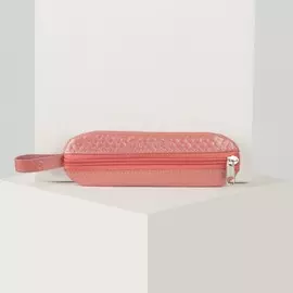 Ключница на молнии textura, длина 14, 5 см, цвет розовый