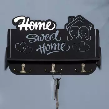 Ключница с полкой home sweet home, 28237.5 см