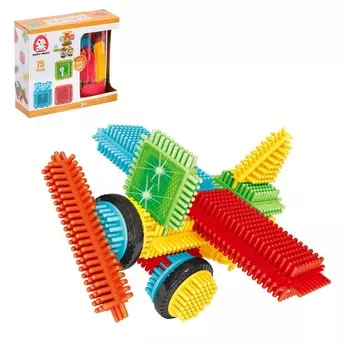 Конструктор игольчатый bristles, 75 деталей, 3 световых элемента