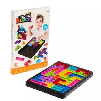 Конструктор тетрис pop it, 27 деталей