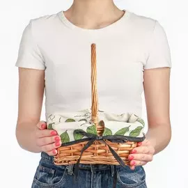 Корзина 23х18х10hх27hhх19х13b см, ива