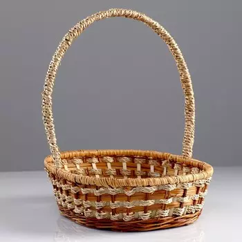 Корзина плетеная, 25328/34 см, ротанг, сыть