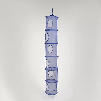 Корзина подвесная для игрушек, 6 секций, синего цвета, 1502727 см