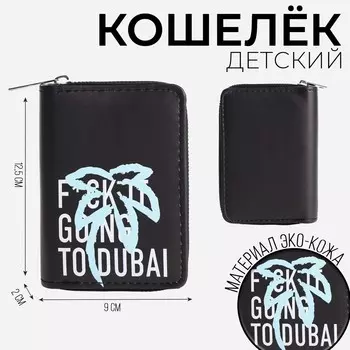 Кошелек на молнии going to dubai