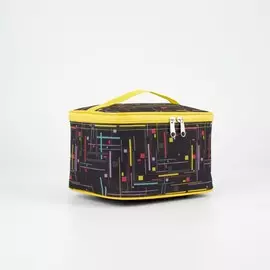 Косметичка на молнии, цвет чёрный/разноцветный