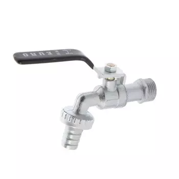 Кран водоразборный со штуцером zein engr, 1/2