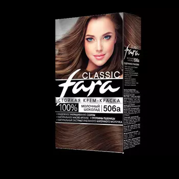 Краска для волос FARA Classic 506а Молочный шоколад