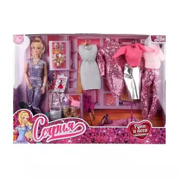 Кукла 29 см с набором платьев КАРАПУЗ 66001-DRESS20-S-BB