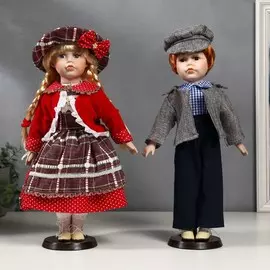 Кукла коллекционная парочка набор 2 шт