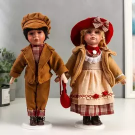 Кукла коллекционная парочка набор 2 шт