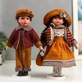 Кукла коллекционная парочка набор 2 шт